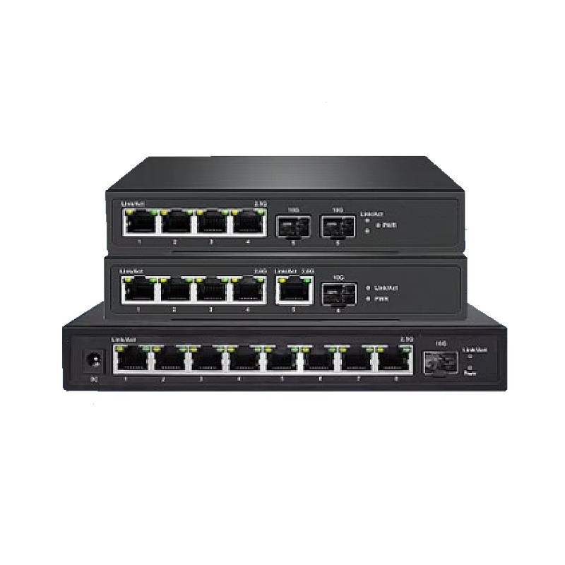 Sfp+ 10G Managed Switch 8 Port - Commutateur PoE 2.5G multi-Gigabit 4/8 ports