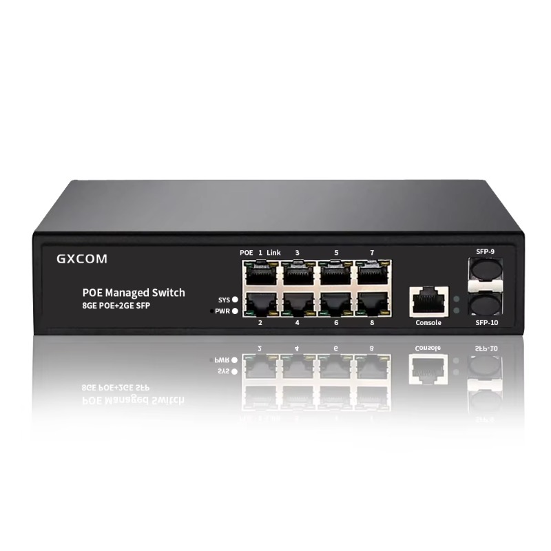 Managed Gigabit Poe Switch 8 Port 802.3At - Commutateur Ethernet PoE 8 ports Gigabit