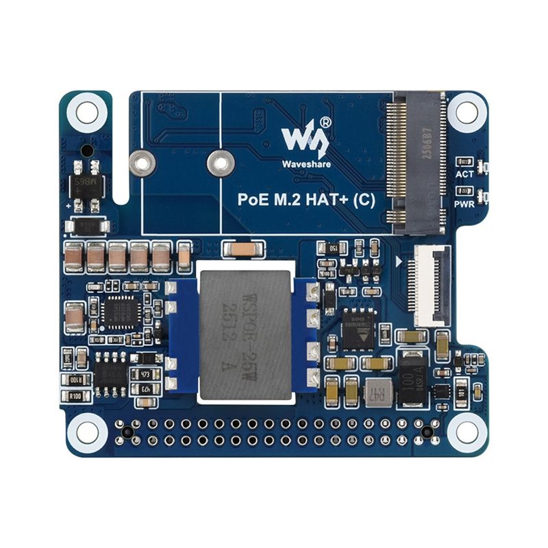 Turing Pi 2 - Carte adaptateur Waveshare M.2 HAT+ (C)