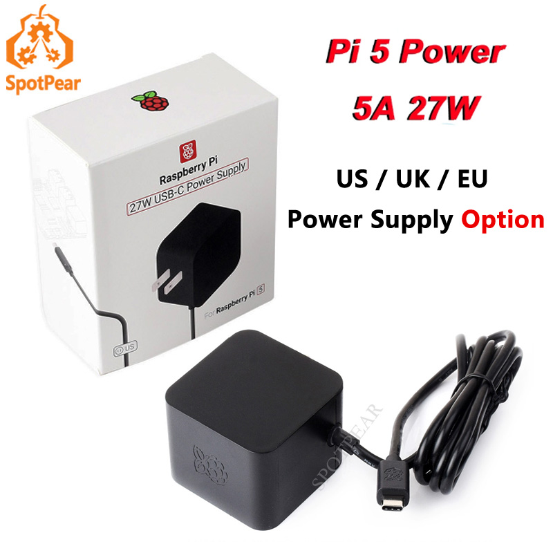 Raspberry Pi 5 8Gb - Alimentation officielle d'origine pour Raspberry Pi