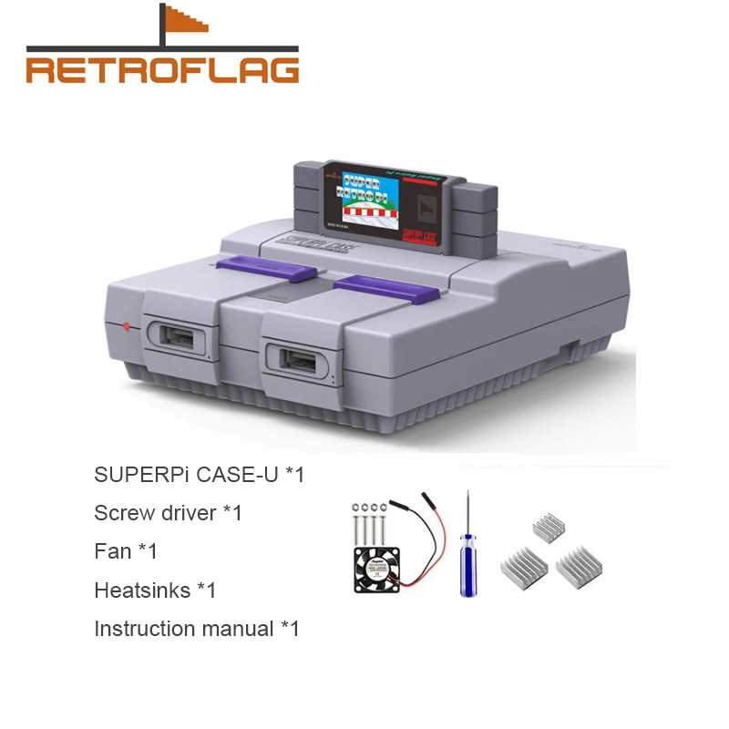 Turing Pi 2 - Boîtier Retroflag SuperPi avec arrêt sécurisé