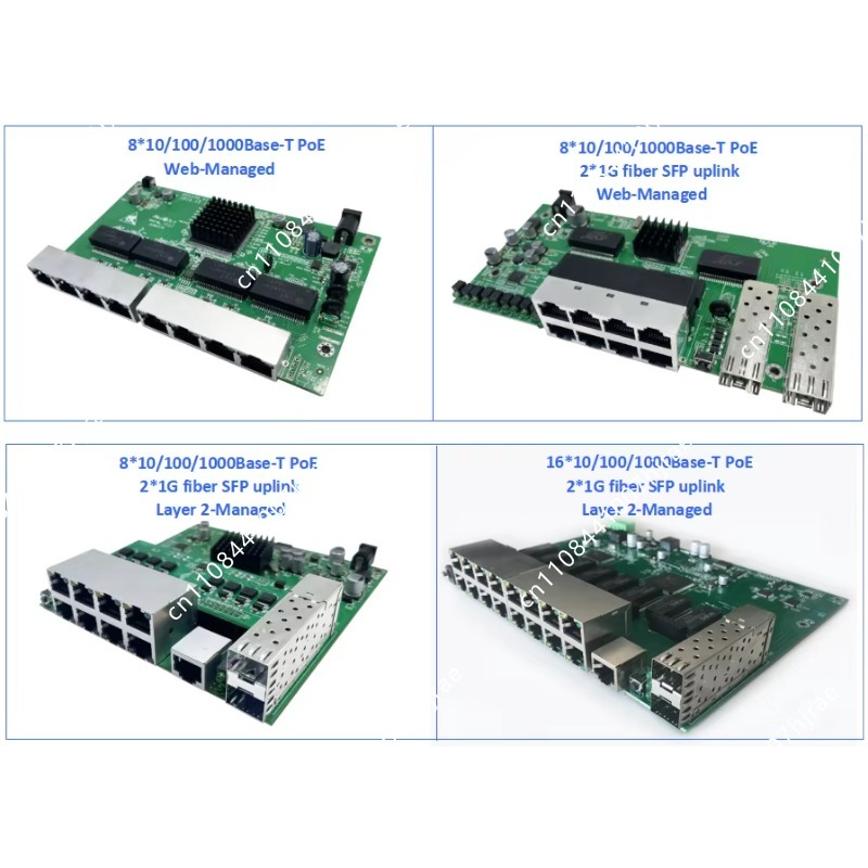Switch PoE Géré Gigabit 4, 8,  - Managed Gigabit Poe Switch 8 Port 802.3At avis et prix