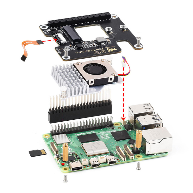 Carte adaptateur Raspberry Pi5 - Raspberry Pi 5 8Gb avis et prix