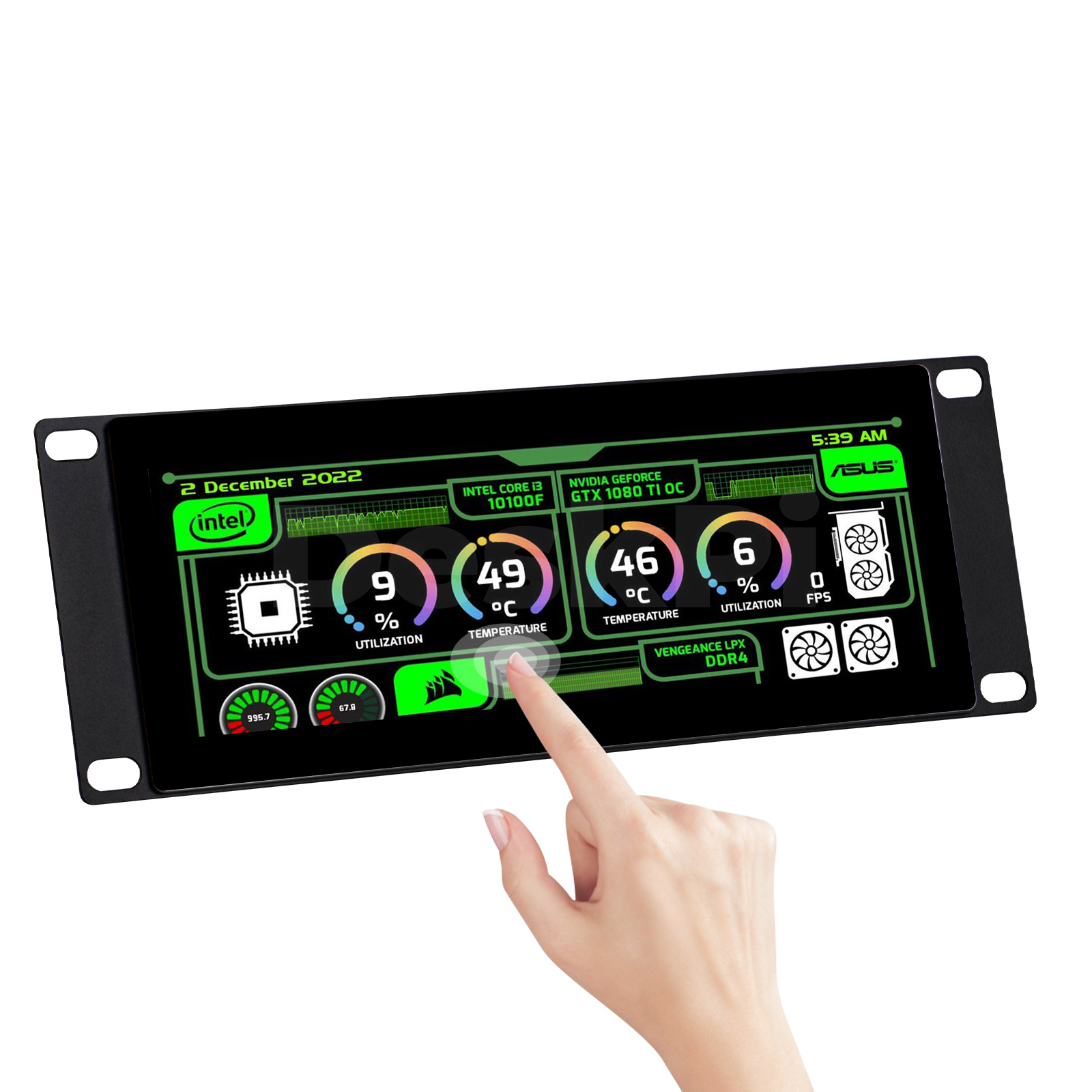 DeskPi Écran tactile LCD TFT 7 - Deskpi Super6C avis et prix