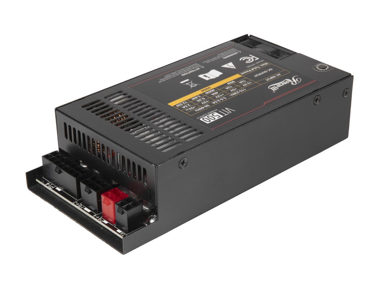 Rosewill VIT 500W, Alimentatio - Atx Power Supply 1U Flex 500W avis et prix