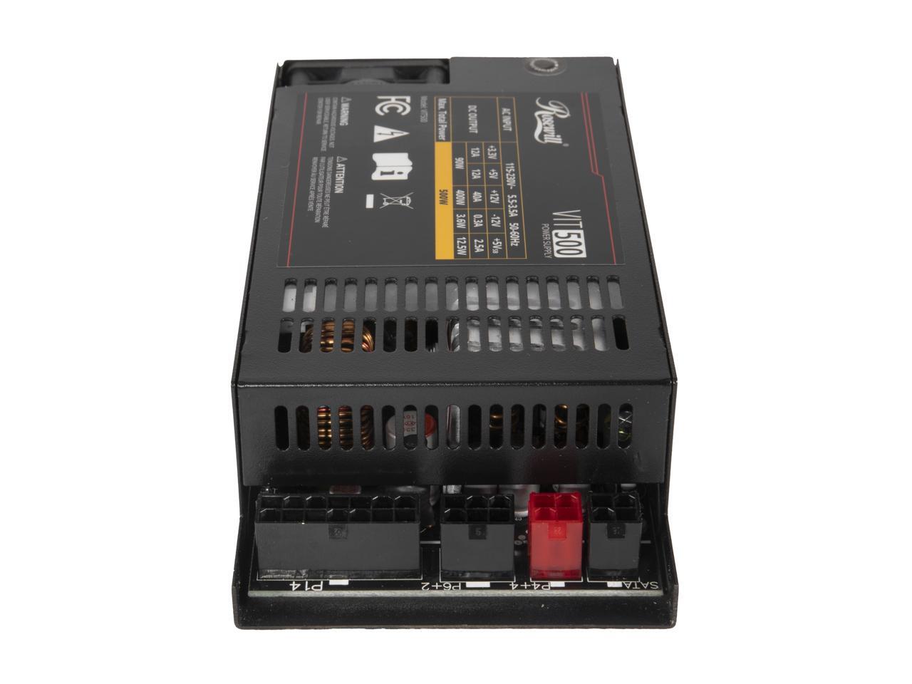 Rosewill VIT 500W, Alimentatio - Atx Power Supply 1U Flex 500W avis et prix