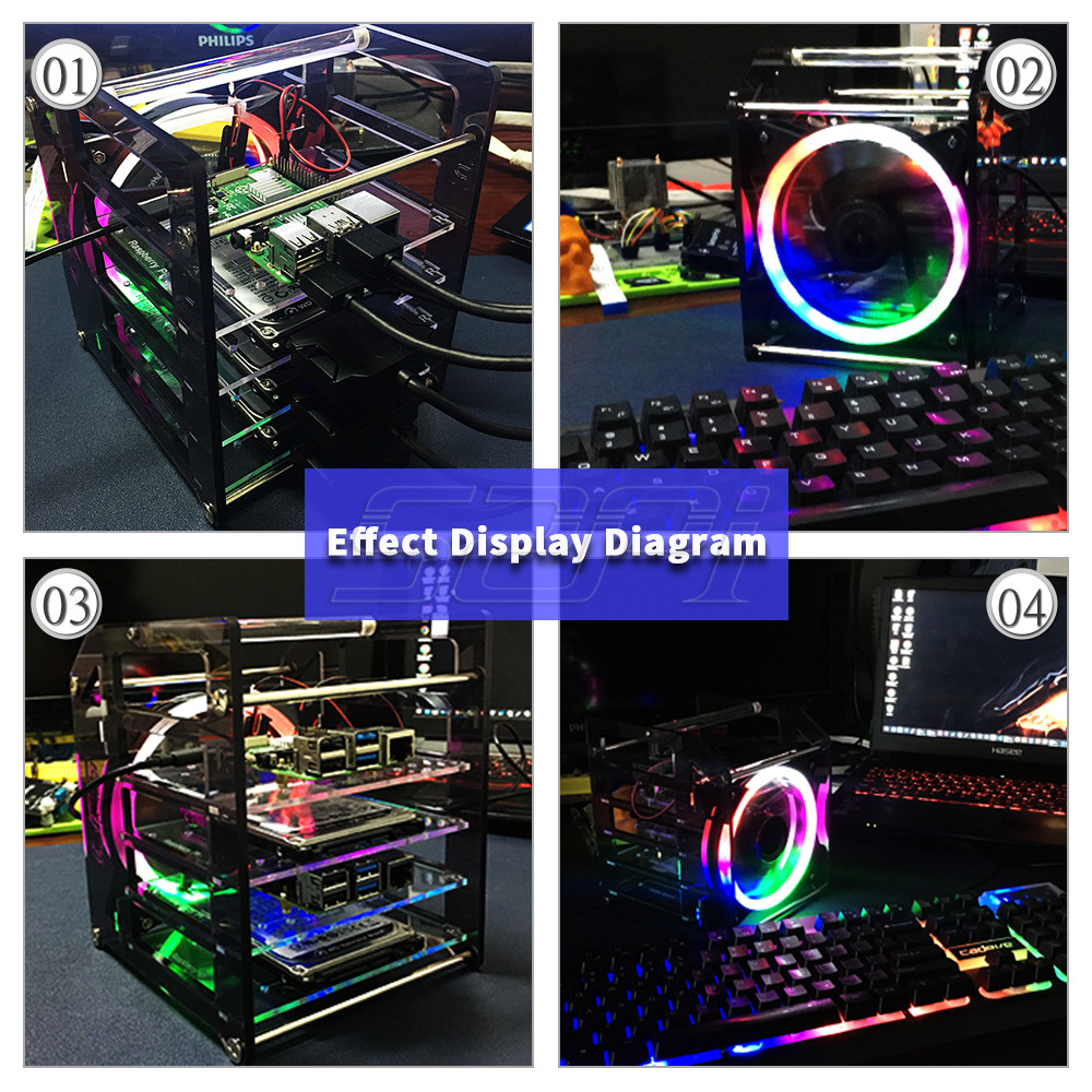 Tour de support 52Pi, boîtier  - Deskpi Super6C avis et prix