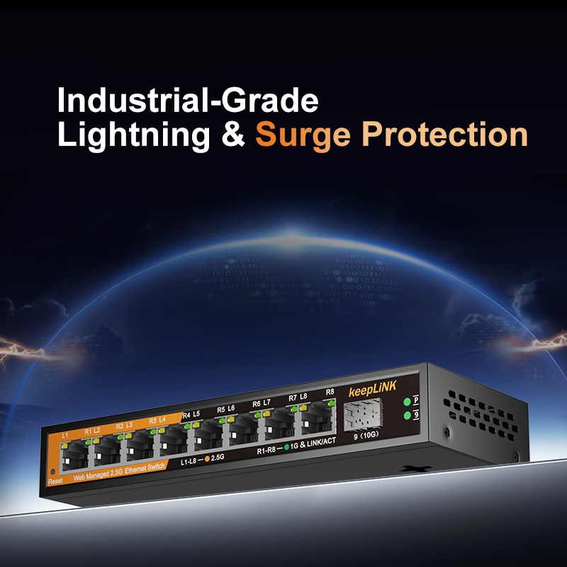 Switch géré KeepLiNK KP-9000-9 - Sfp+ 10G Managed Switch 8 Port avis et prix
