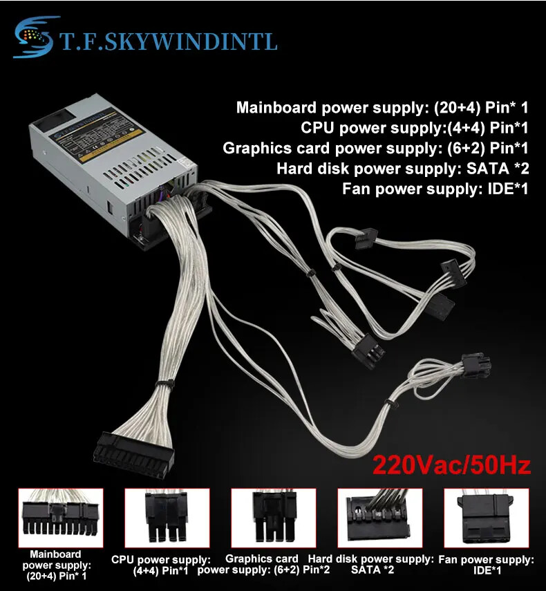 Nouveau Max 500W ATX Module co - Atx Power Supply 1U Flex 500W avis et prix